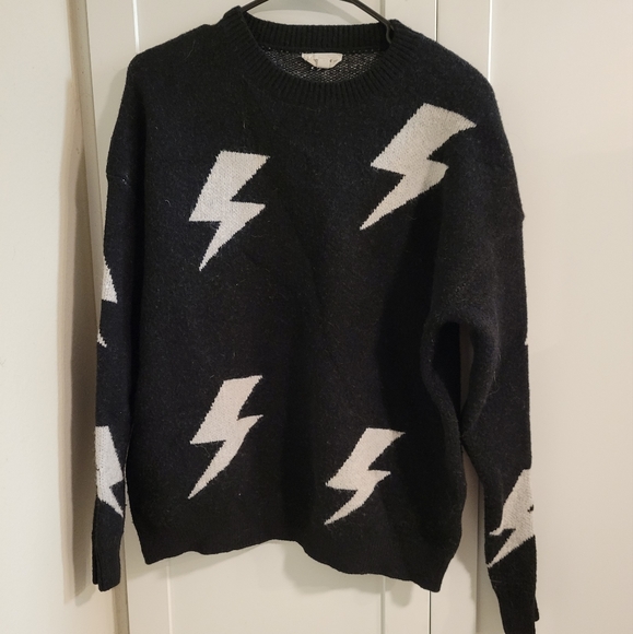 eesome Sweaters Lightning Bolt Sweater Poshmark